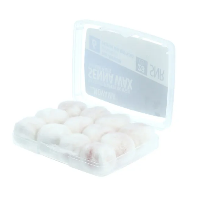 Set 6 perechi dopuri de urechi Novama Senna Wax, din ceara modelabila, reducere zgomot pana la 28 dB, confort ridicat, cu etui practic BITNovamaSennaWax