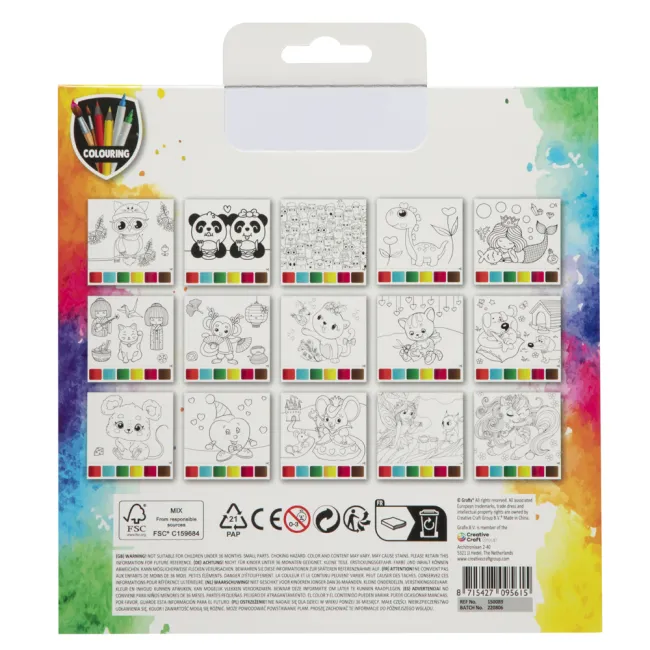 Set pictura Creative Craft, 15 planse, 20x20, culori incluse BPTCJK150089