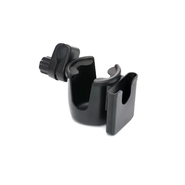 Suport de pahar si telefon pentru carucioare, black Fillikid
