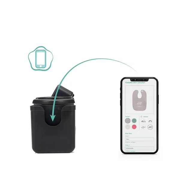 Suport de pahar si telefon pentru carucioare, black Fillikid
