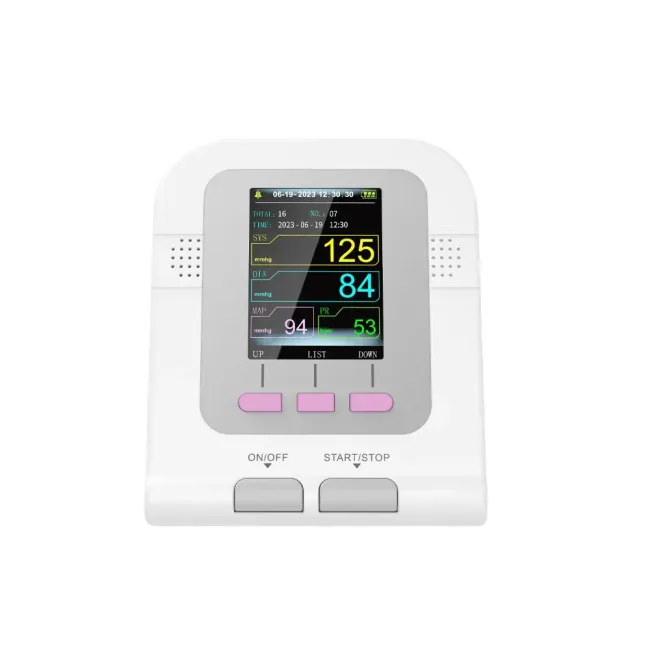 Tensiometru veterinar pentru animale Contec 08A-VET, 100 de seturi de masuratori, functie de alerta pentru valori anormale, ecran LCD color, oprire automata, 3 mansete BITContec08AVET