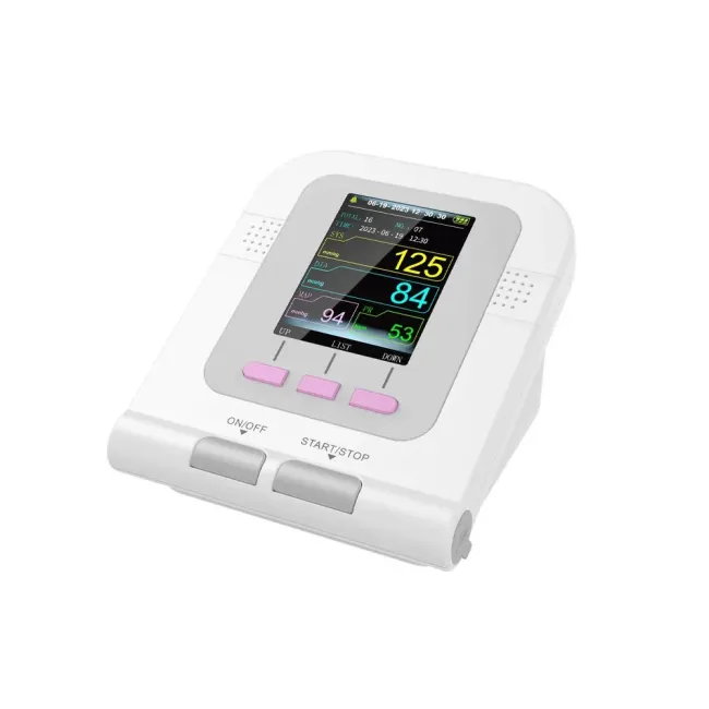 Tensiometru veterinar pentru animale Contec 08A-VET, 100 de seturi de masuratori, functie de alerta pentru valori anormale, ecran LCD color, oprire automata, 3 mansete BITContec08AVET
