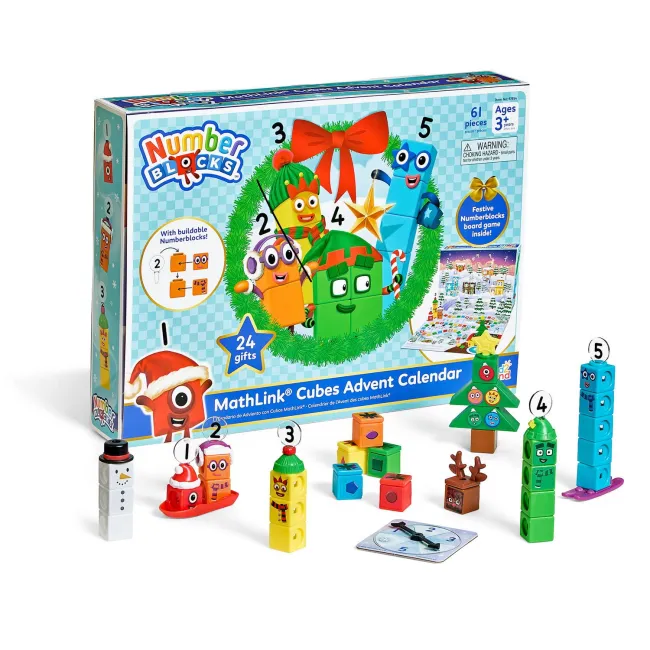 Calendar cu surprize numberblocks&reg; mathlink&reg; - magia craciunului