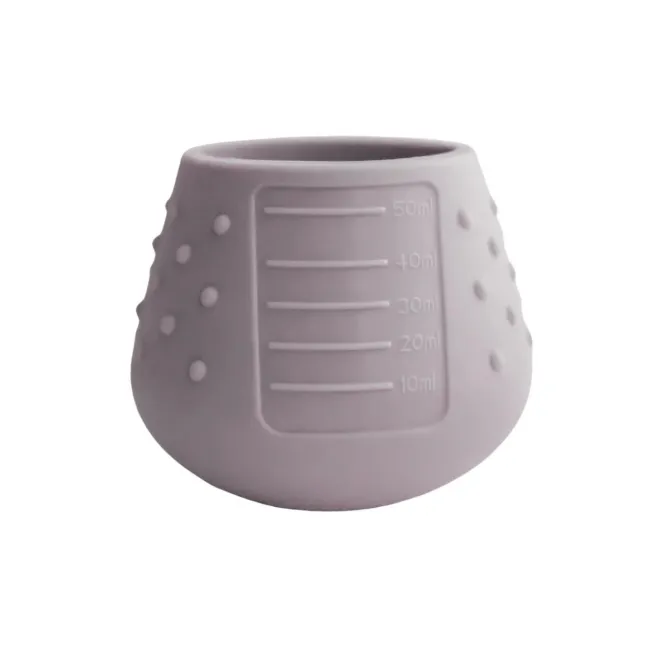 Canita din silicon - fleur de jardin (sand/mauve)