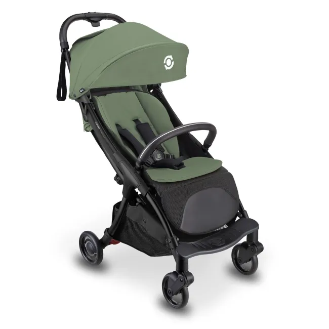 Carucior copii Globber STROLL LITE, ultra usor, compact, mecanism pliere cu o singura mana, spatar ajustabil, culoare khaki FUNK925-104