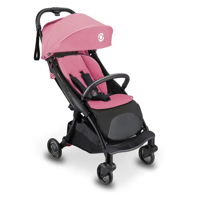 Carucior copii Globber STROLL LITE, ultra usor, compact, mecanism pliere cu o singura mana, spatar ajustabil, culoare roz FUNK925-210