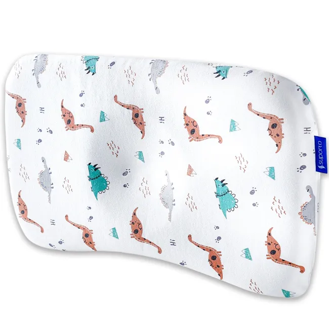 HUSA de schimb / Fata de perna pentru Perna ortopedica Baby nou nascuti 8-24 luni | Multicolora cu Dinozauri SPTHPBEDINO