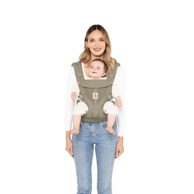 Marsupiu Ergobaby, Omni 360, Mesh , Soft Olive TNABCS360MSFTOLV
