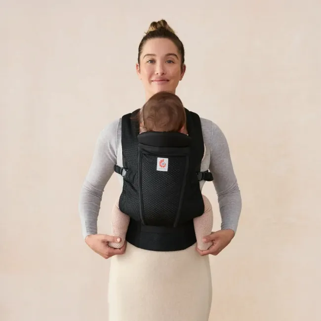 Marsupiu Omni Lite Mesh, Ergobaby, Onyx Black TNABCOLTEONYXBLK
