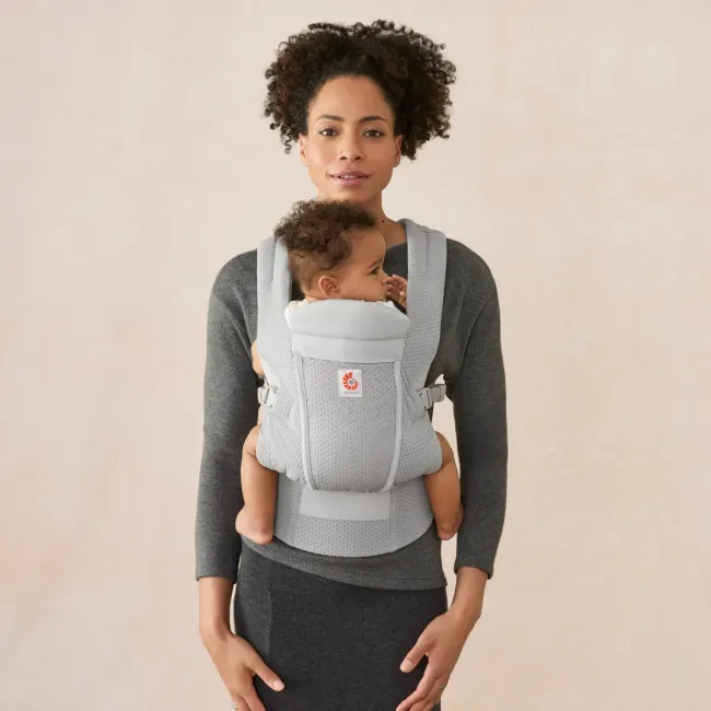 Marsupiu Omni Lite Mesh, Ergobaby, Pearl Grey TNABCOLTEPRLGRY