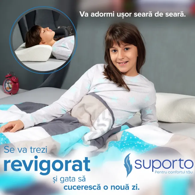 Perna pentru Copii si Adolescenti 10-16 ani, Ortopedica si Hipoalergenica - Suporto SPTPDCAC00