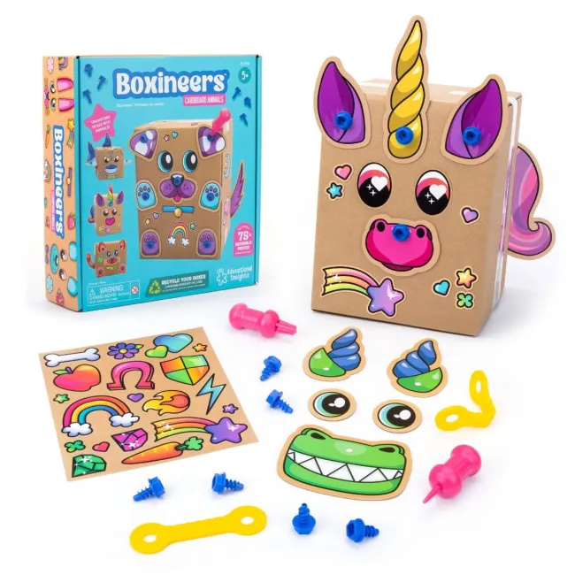 Set de creatie boxineers&trade; - animalute din carton