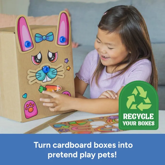Set de creatie boxineers&trade; - animalute din carton