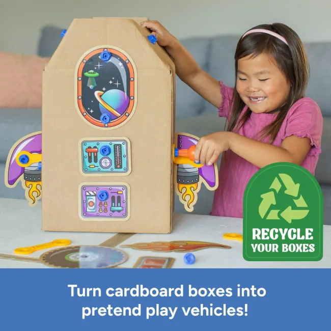 Set de creatie boxineers&trade; - vehicule din carton