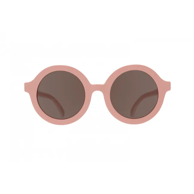 Babiators, Ochelari de soare pentru copii ultraflexibili, Classic Round: Peachy Keen   Amber Lens