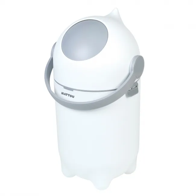 Cos pentru scutece Nattou Dropy, alb, 27 cm