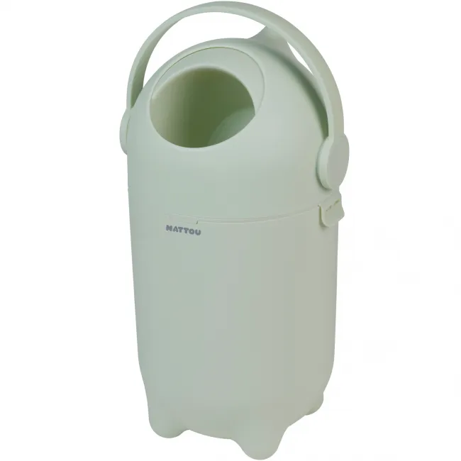 Cos pentru scutece Nattou Dropy, alb, 27 cm