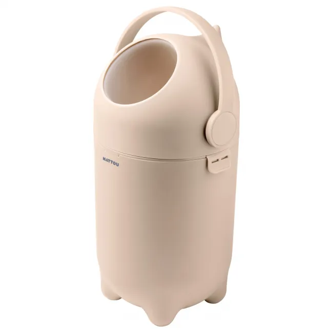 Cos pentru scutece Nattou Dropy, bej, 27 cm