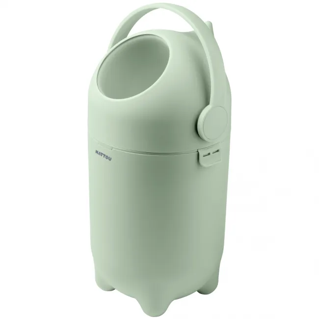 Cos pentru scutece Nattou Dropy, verde, 27 cm