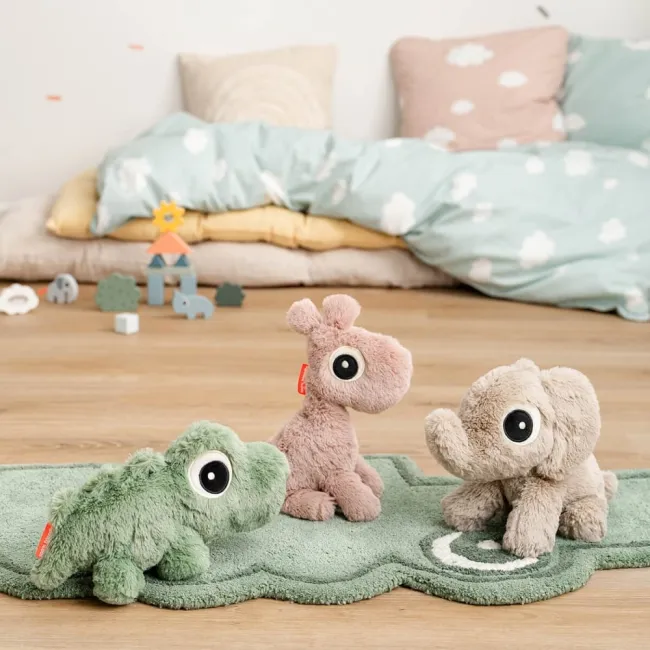 Jucarie de plus Done by Deer Cuddle Bestie Croco Verde 28 cm
