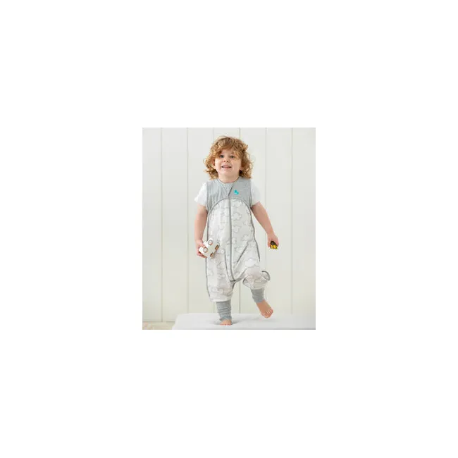 Love to Dream, sac de dormit cu picioruse si maneca scurta, 0.2 TOG, 16-12 Luni, Grey