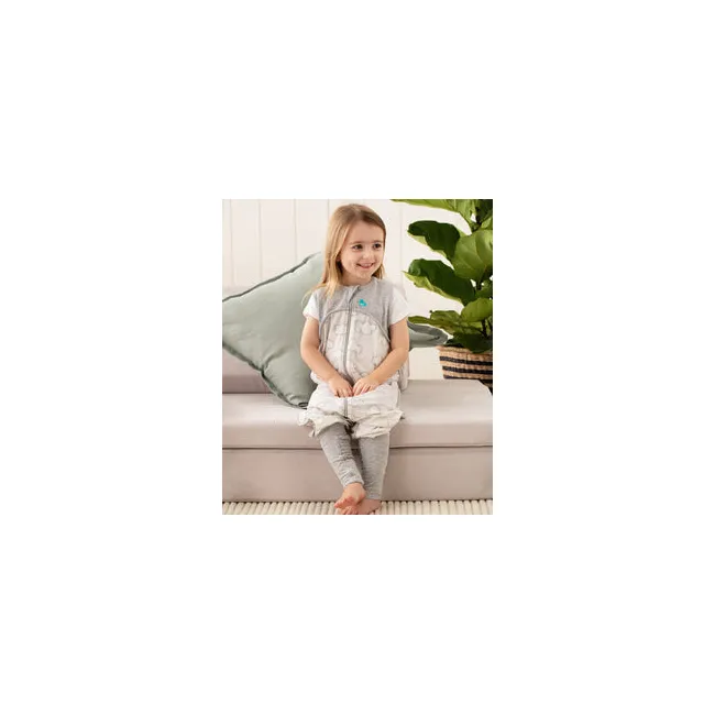 Love to Dream, sac de dormit cu picioruse si maneca scurta, 0.2 TOG, 16-12 Luni, Grey