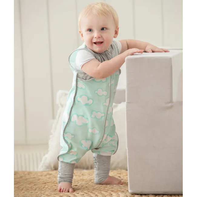 Love to Dream, sac de dormit cu picioruse si maneca scurta, 0.2 TOG, 24-36 Luni, Turquoise