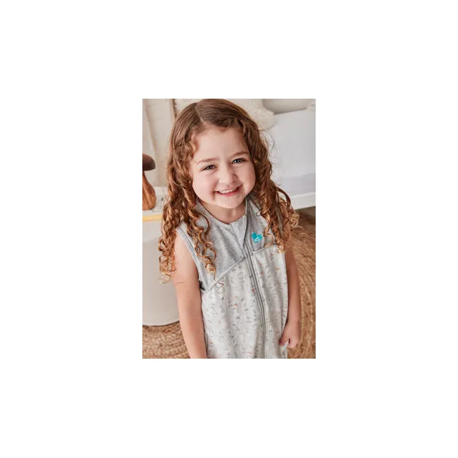 Love to Dream, sac de dormit cu picioruse si maneca scurta, 0.2 TOG, 3 ani, Grey