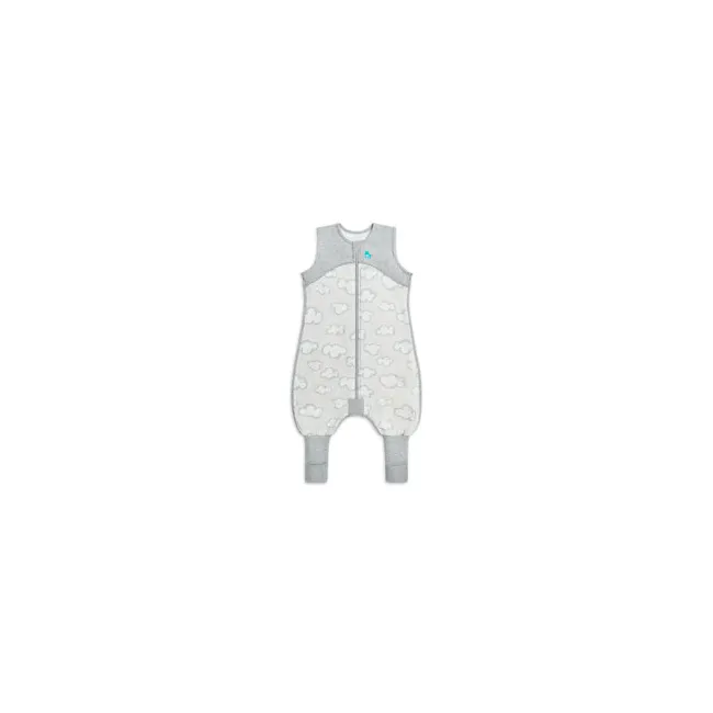 Love to Dream, sac de dormit cu picioruse si maneca scurta, 0.2 TOG, 4 Ani, Grey - Love to Dream