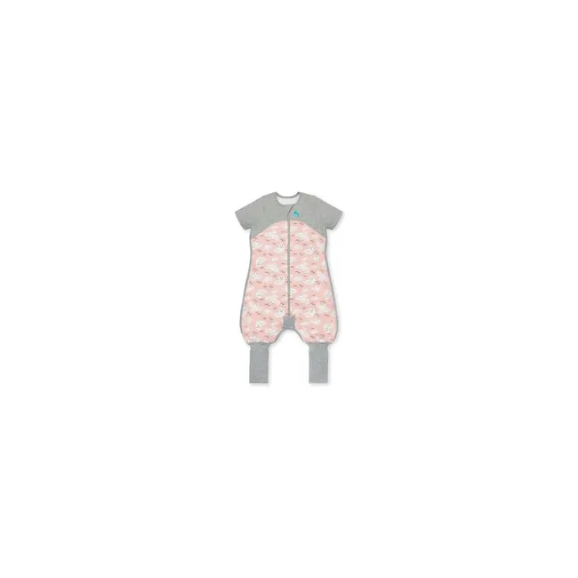 Love to Dream, sac de dormit cu picioruse si maneca scurta, 1 TOG, 24-36 Luni, Rosa