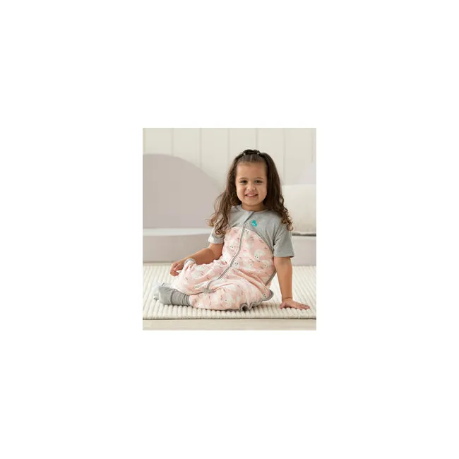 Love to Dream, sac de dormit cu picioruse si maneca scurta, 1 TOG, 3 Ani, Rosa
