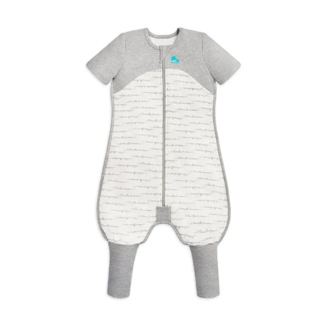 Love to Dream, sac de dormit cu picioruse si maneca scurta, 1 TOG, 3 Ani, Weiss