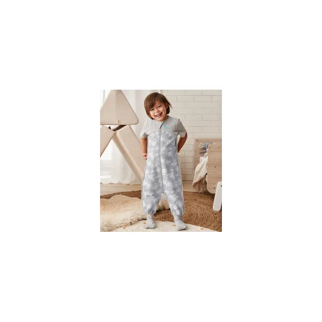 Love to Dream, sac de dormit cu picioruse si maneca scurta, 1 TOG, 4 Ani, Grey