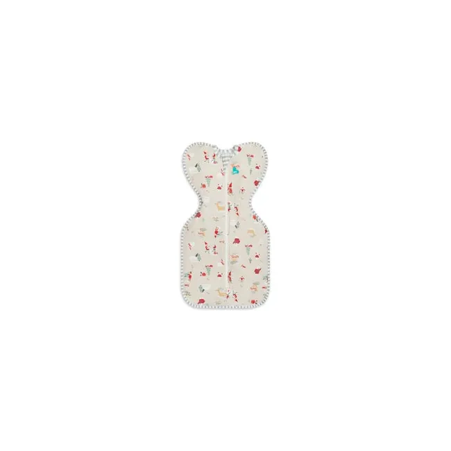 Love to Dream sac de dormit pentru infasat Swaddle Up,Snow Party, 2-3.8 kg, NB