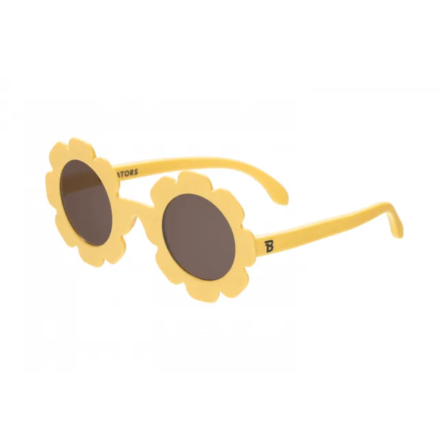Ochelari de soare copii, ultraflexibili,  Babiators, Sweet Sunflower, lentile amber, 0-2 ani