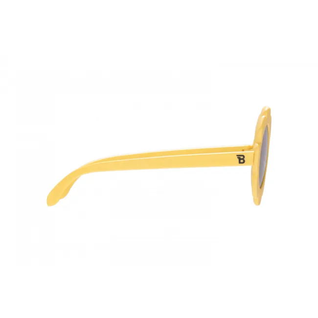 Ochelari de soare copii, ultraflexibili,  Babiators, Sweet Sunflower, lentile amber, 0-2 ani