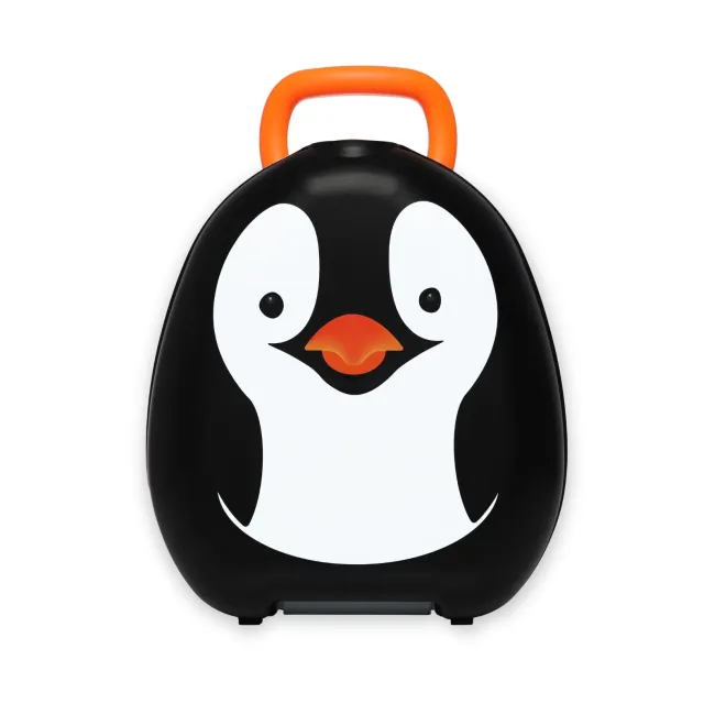 Olita portabila cu capac si maner My Carry Potty, Pinguin