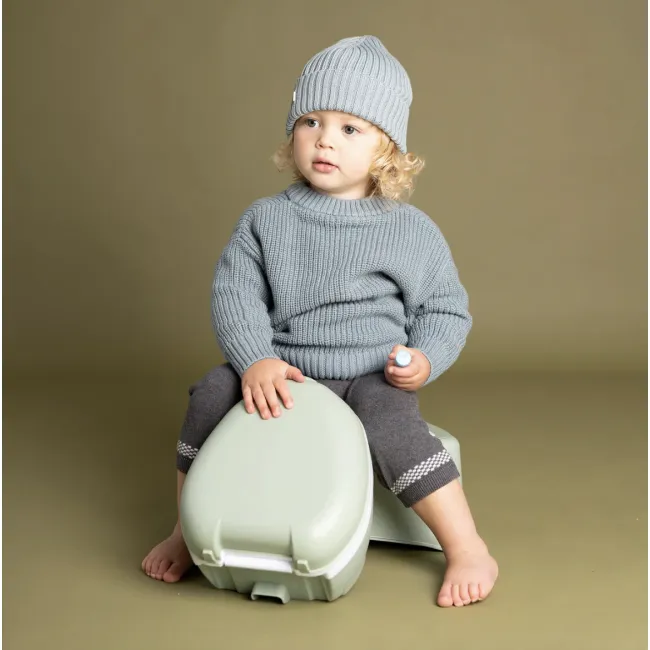 Olita portabila cu capac si maner My Carry Potty, Pinguin