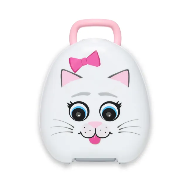 Olita portabila cu capac si maner My Carry Potty, Pisica