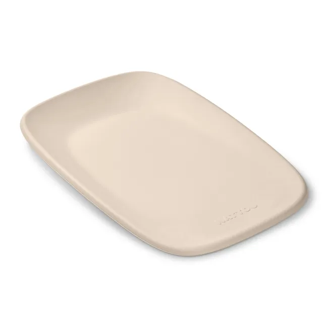 Saltea impermeabila pentru schimbat scutece Nattou, Beige, 70 x 50 cm