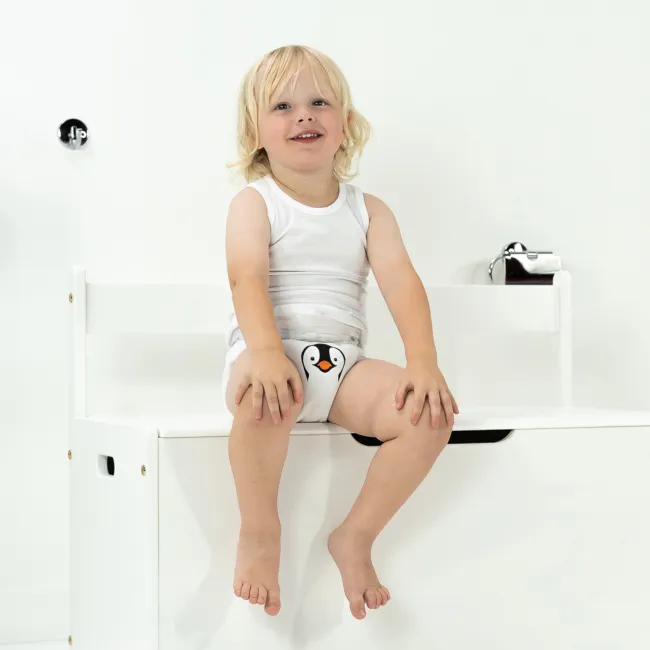 Set de 3 chilotei de antrenament la olita My Little Training Pants, 18-24 luni, Pinguin