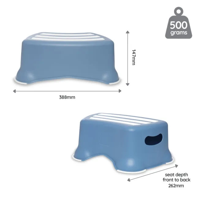 Treapta inaltatoare pentru copii, My Step Stool, Bleu pastel