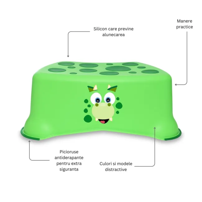 Treapta inaltatoare pentru copii, My Step Stool, Dino