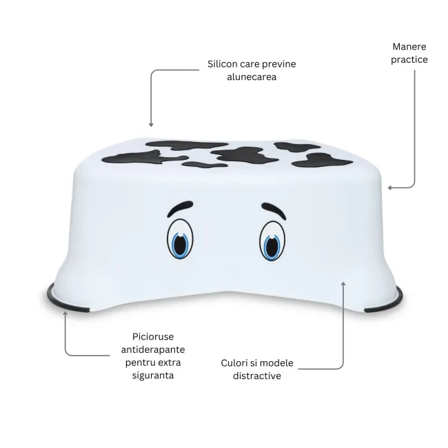 Treapta inaltatoare pentru copii, My Step Stool, Vacuta