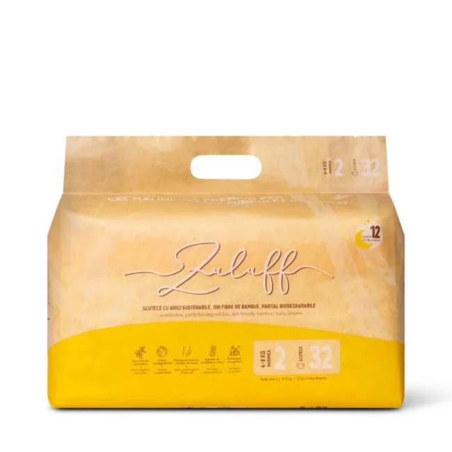 Scutece din bambus - Zuluff Marimea 2 , 3-8 kg