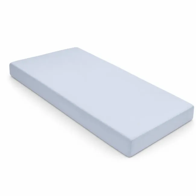 Saltea SafeNest HR Deluxe 180/80/6 cm pentru paturi, cu husa bumbac bleu uni - ASC6427968021771