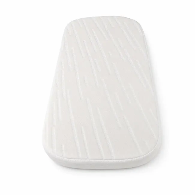 Saltea bebe DualNest Ovala 70x37x7 cm in 3 straturi pentru cos / landou cu husa de Jacquard - ASC6427968144258
