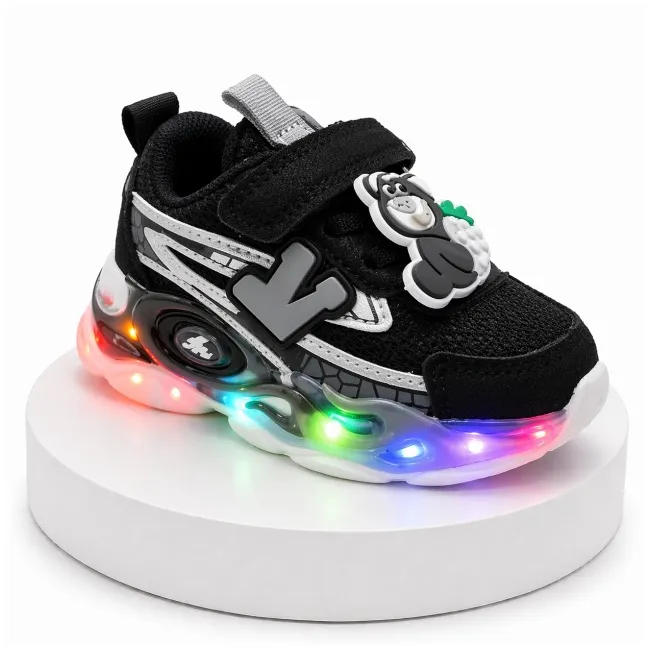 Adidasi cu luminite blacky adt-31-r