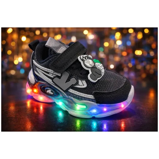 Adidasi cu luminite blacky adt-31-r
