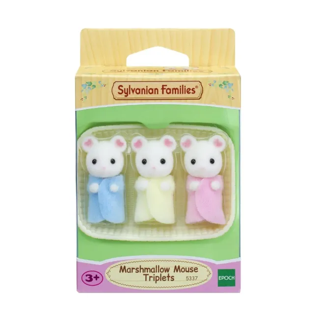 Figurine sylvanian families- soricei marshmallow tripleti sf5337
